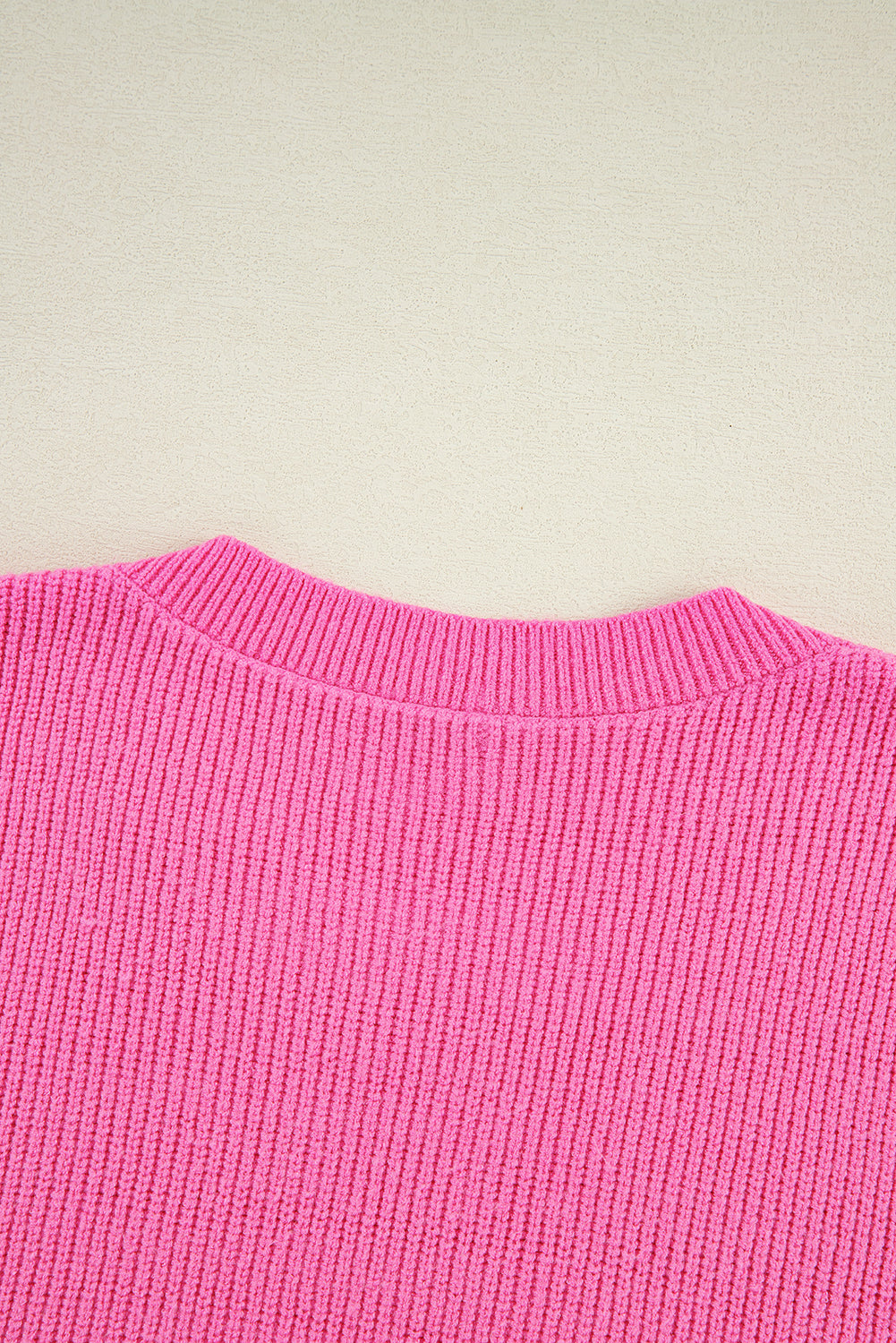 Bonbon Sequins American Flag Loose Knit Tee