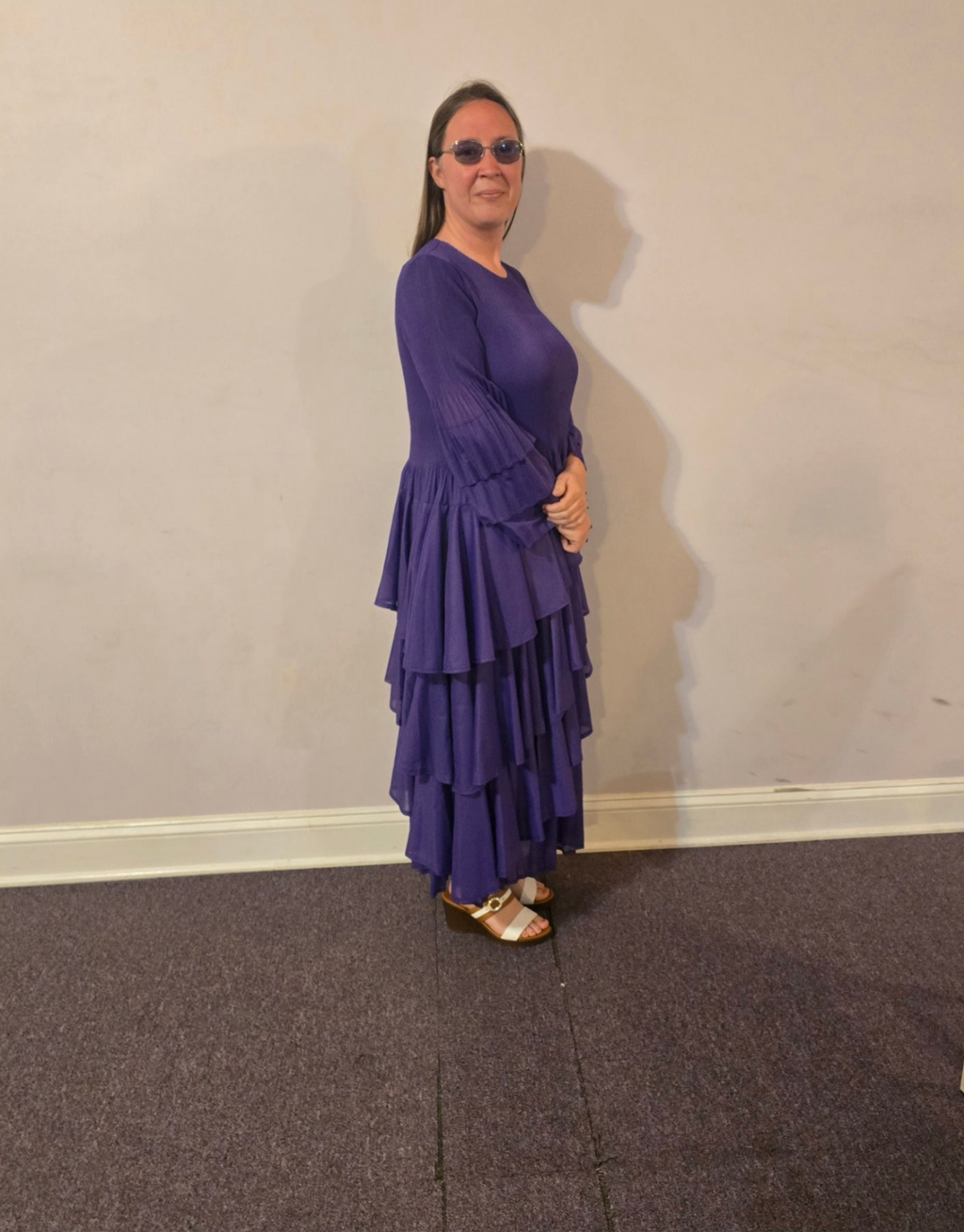 Layered One Size Fits All  Dress