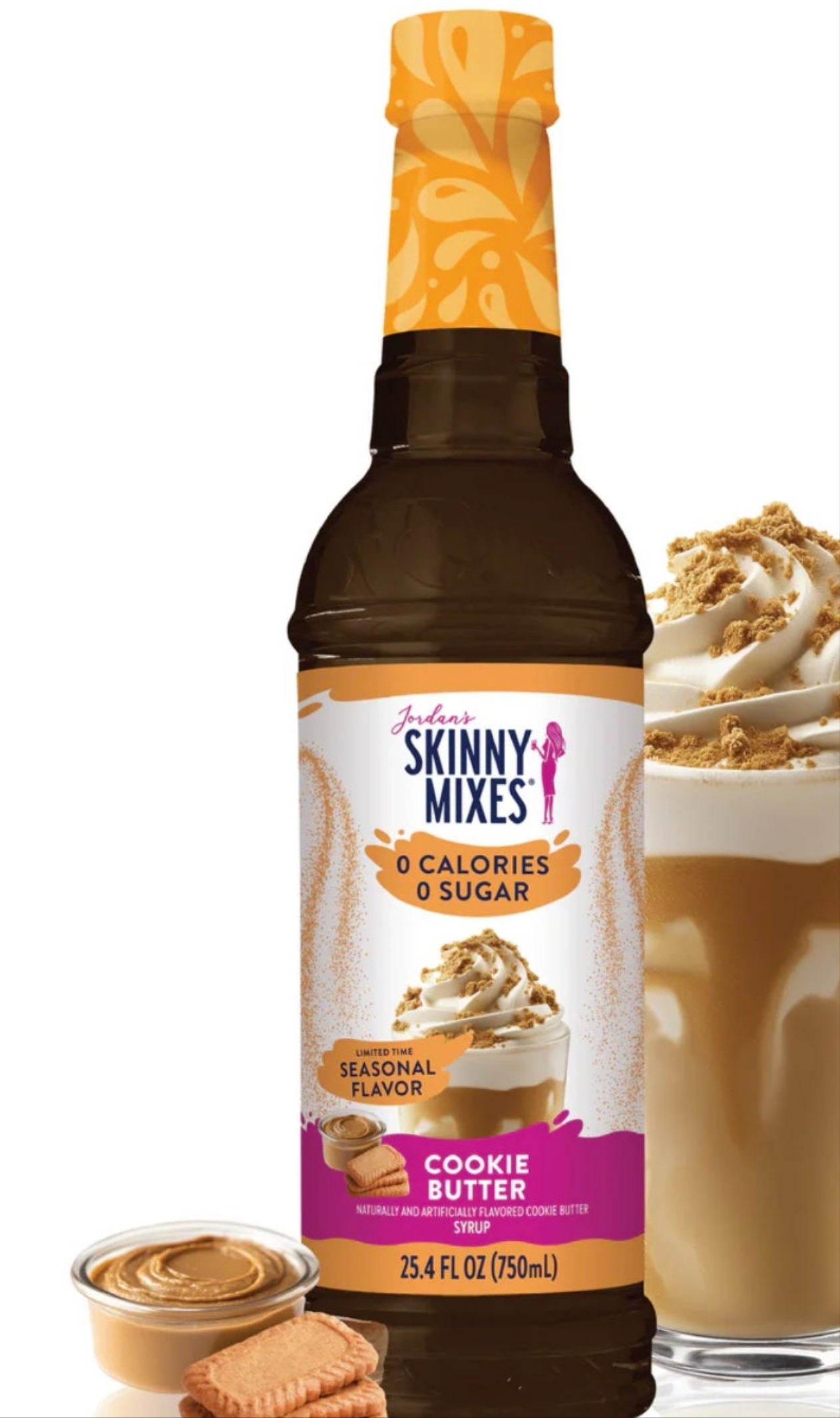 Cookie Butter flavor by Jordan's skinny syrup