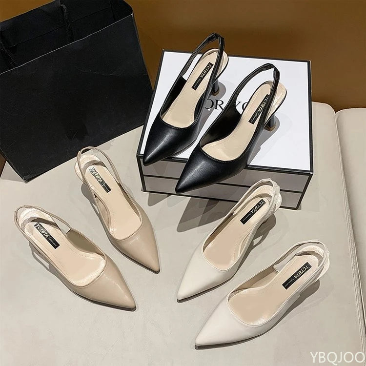 pointed high heels Women's Casual  shoe Fashion elegant ladies shoes  by Zapatillas Mujer ﻿