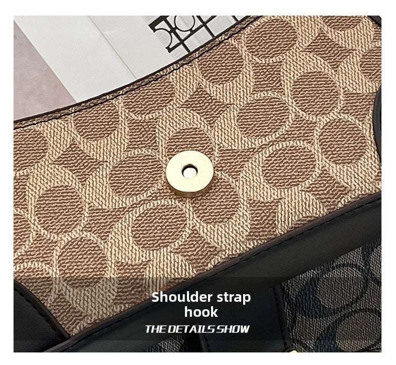 Latest crossbody bag, fashionable retro small square bag, versatile women's temperament, versatile shoulder bag, underarm bag