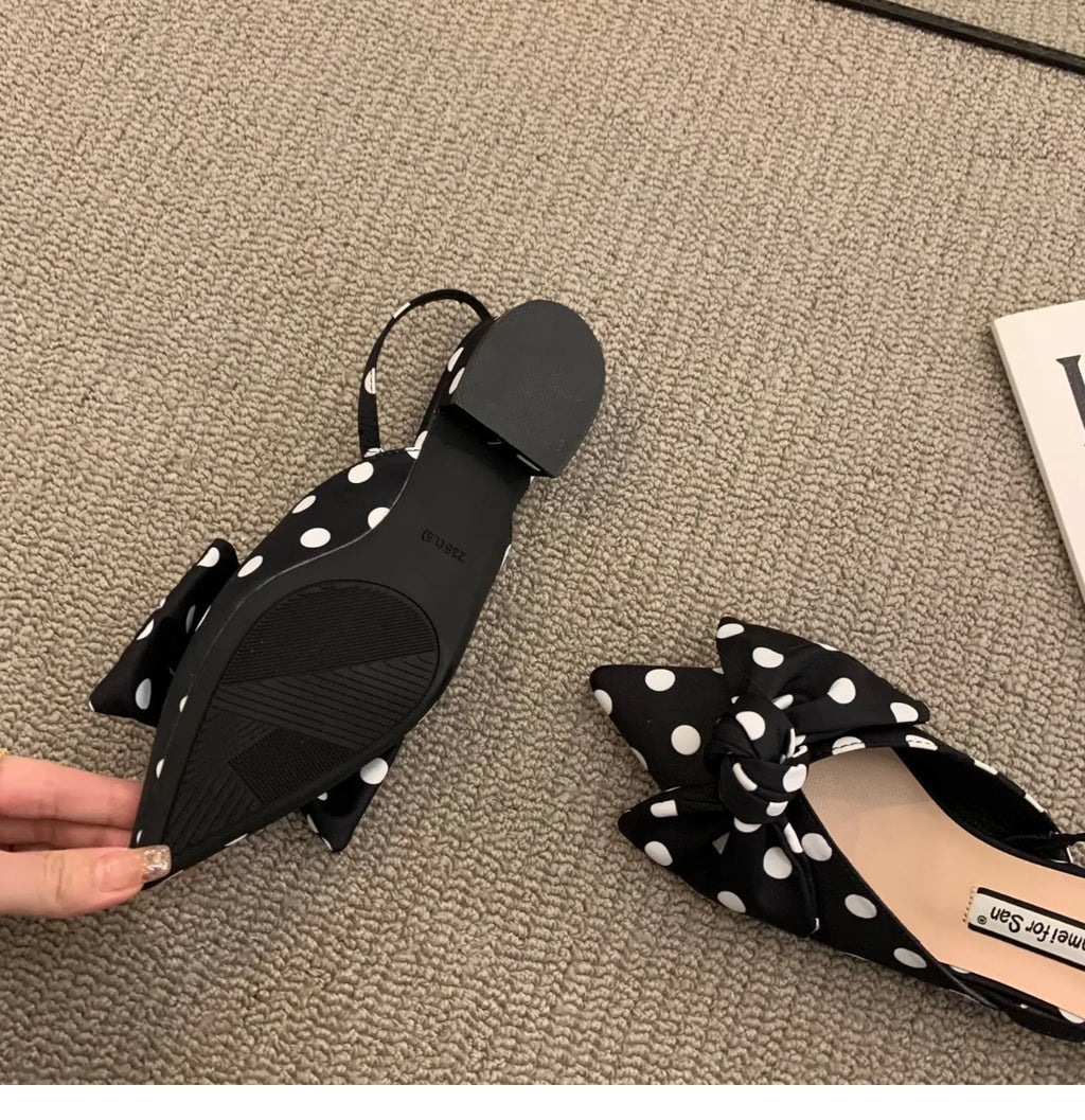 Women's Sandals Fashion Low Heels Sandals Women Shoes Elegant Pointed Straps Fashion Pumps Sandalias De Mujer