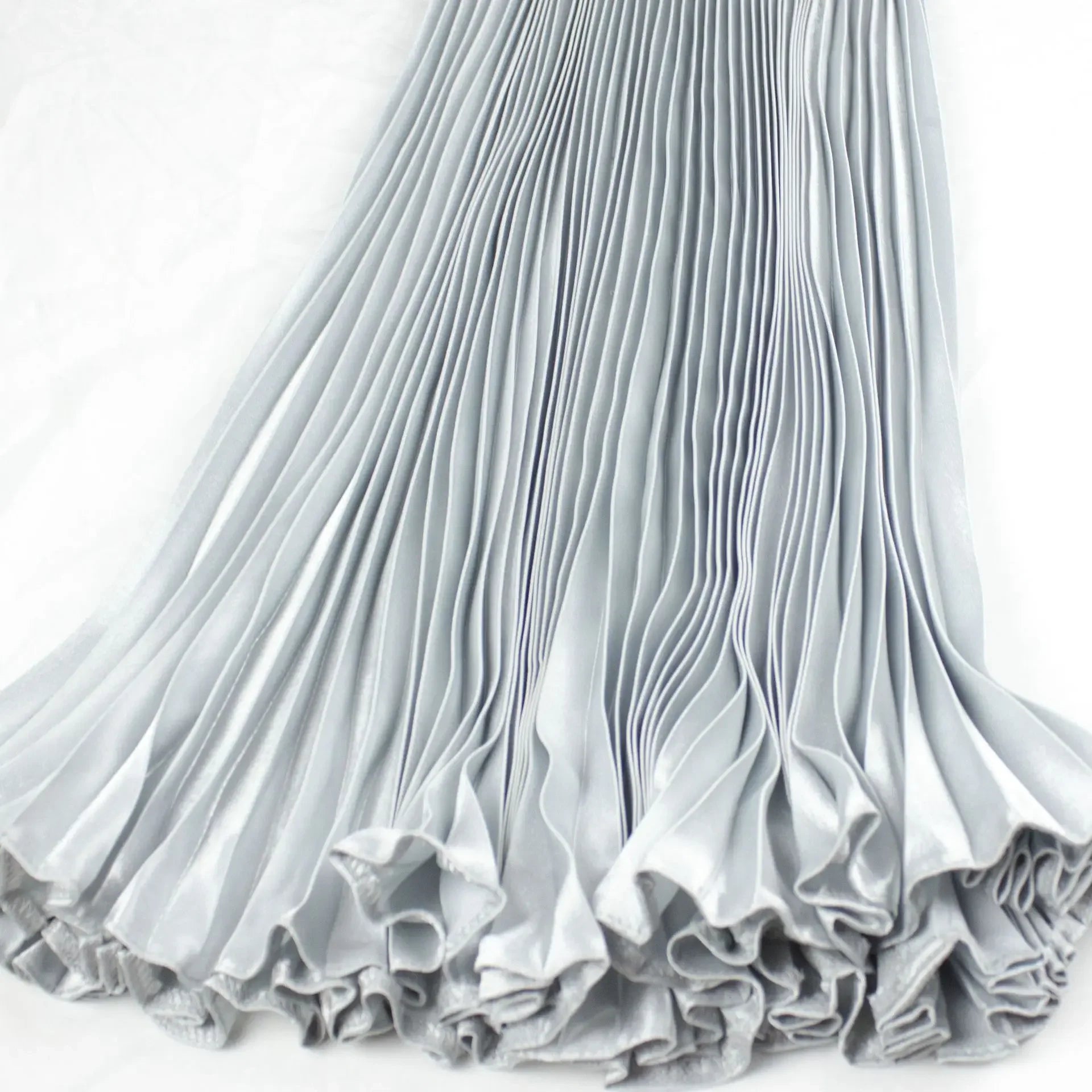 Women's Long Dress Skirt  Pleated  Long Accordion Skirt