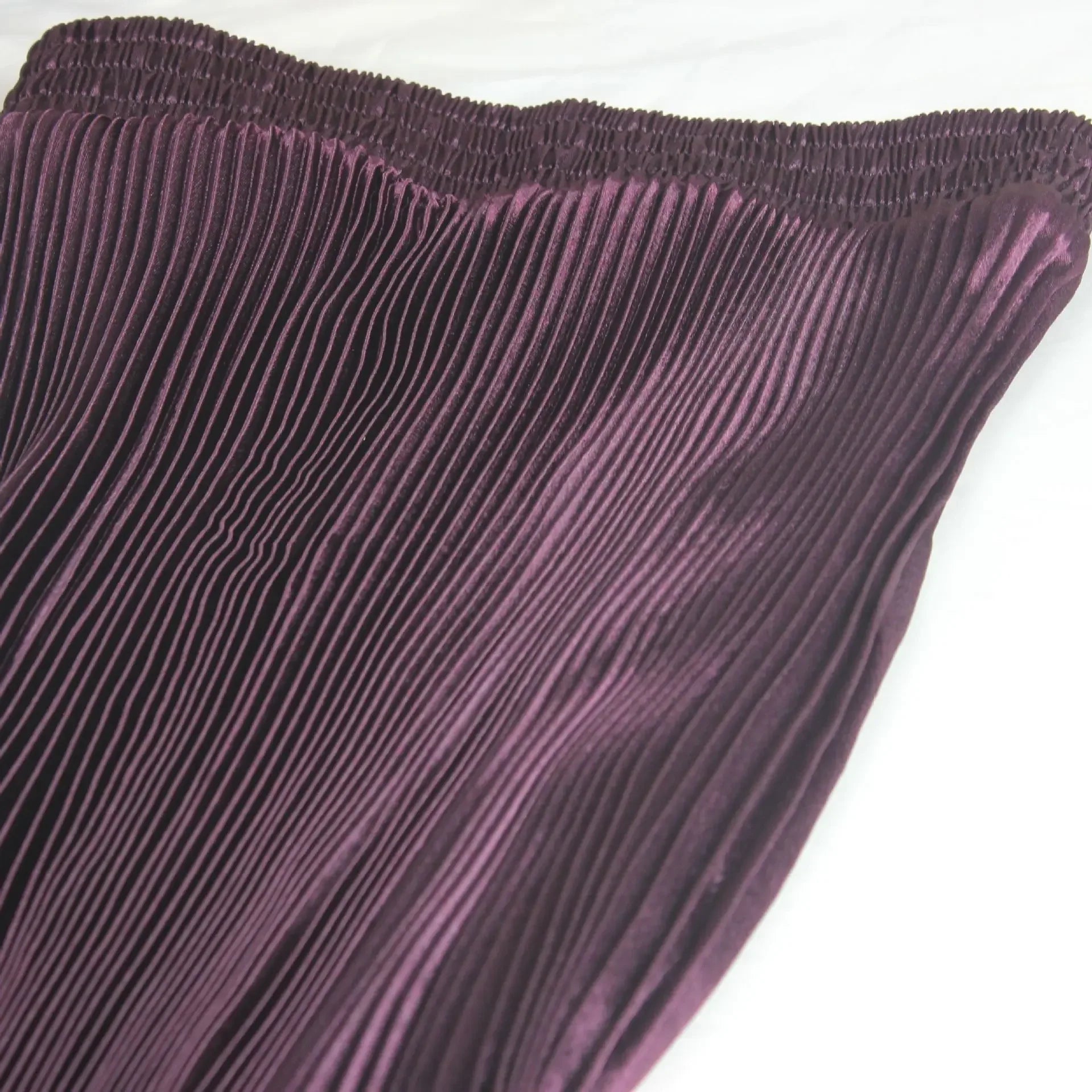 Women's Long Dress Skirt  Pleated  Long Accordion Skirt