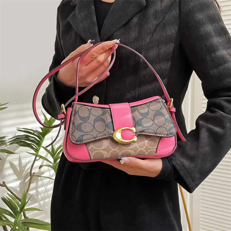 Latest crossbody bag, fashionable retro small square bag, versatile women's temperament, versatile shoulder bag, underarm bag