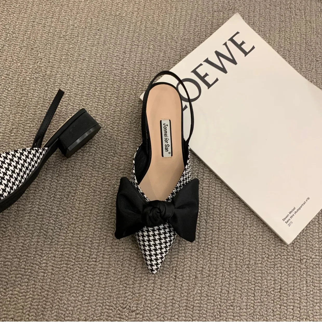 Women's Sandals Fashion Low Heels Sandals Women Shoes Elegant Pointed Straps Fashion Pumps Sandalias De Mujer