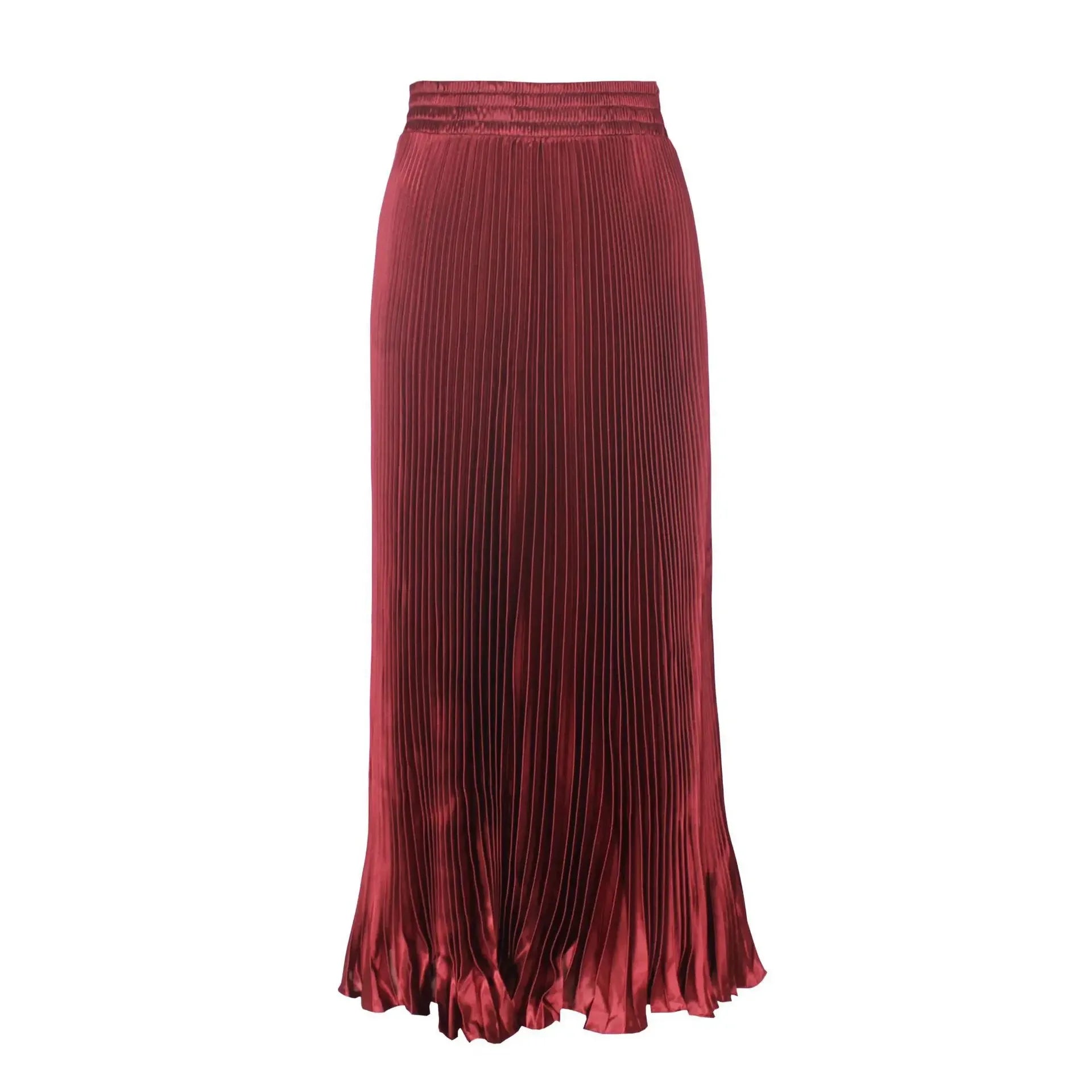Women's Long Dress Skirt  Pleated  Long Accordion Skirt