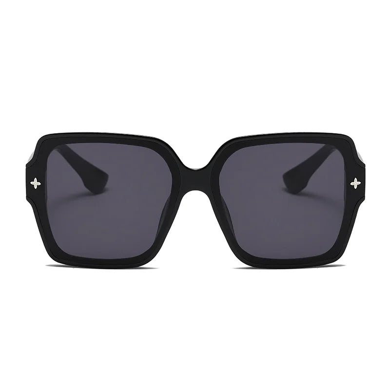 Fashion Square Frame Sunglasses for Women Luxury UV Protection Large Frame