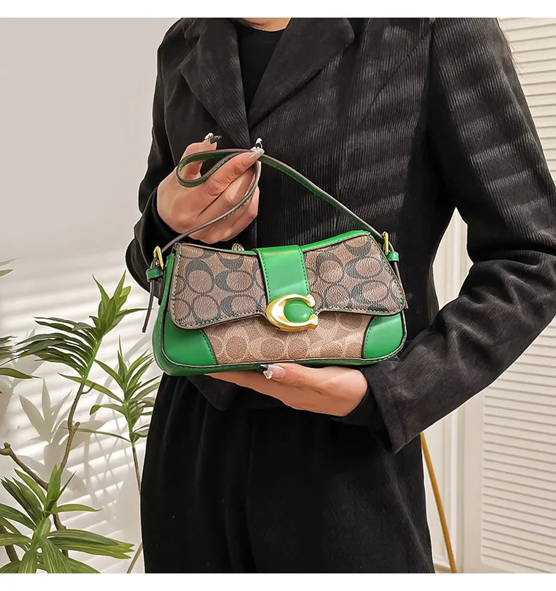 Latest crossbody bag, fashionable retro small square bag, versatile women's temperament, versatile shoulder bag, underarm bag