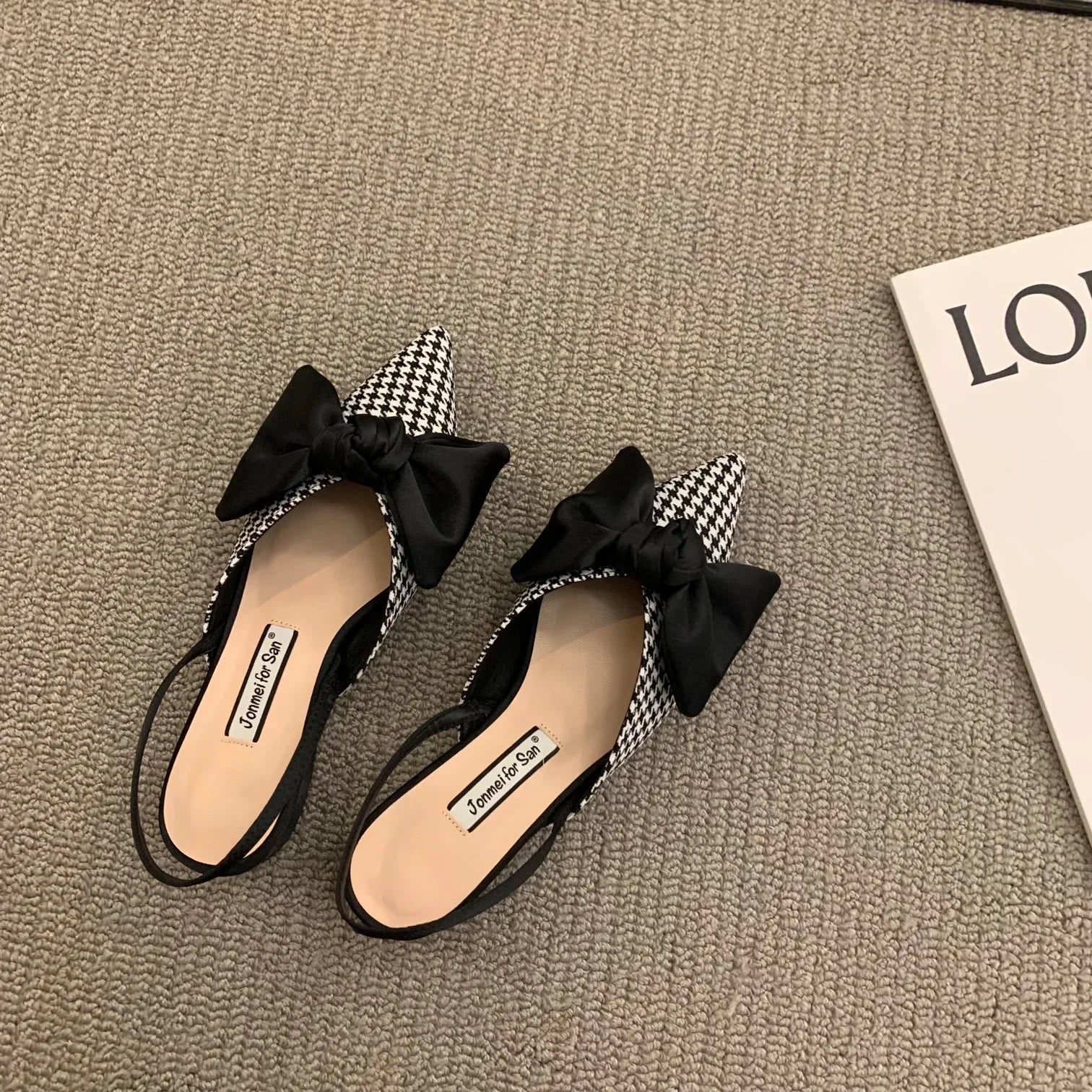 Women's Sandals Fashion Low Heels Sandals Women Shoes Elegant Pointed Straps Fashion Pumps Sandalias De Mujer