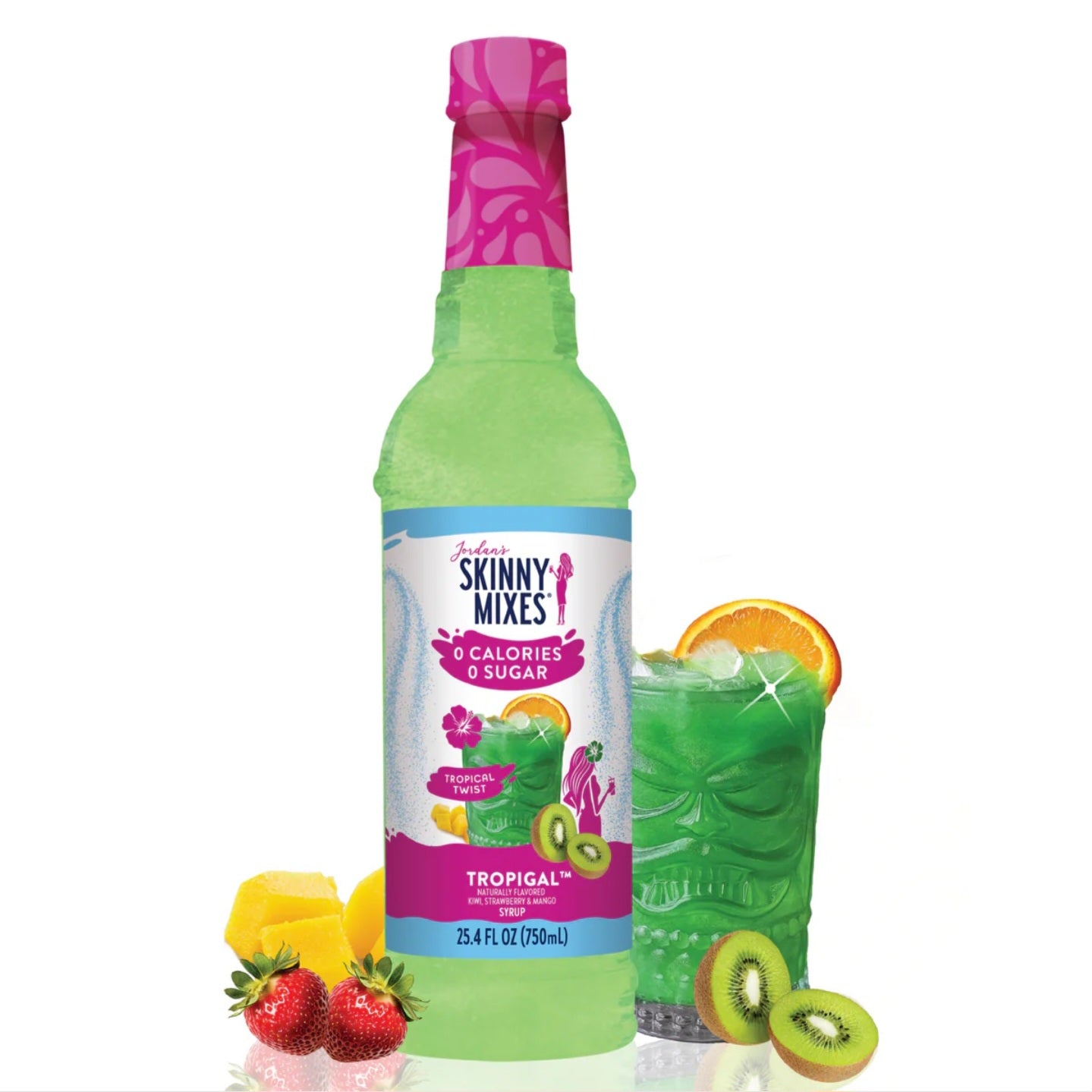 Tropical flavored Jordan's Skinny Syrup
