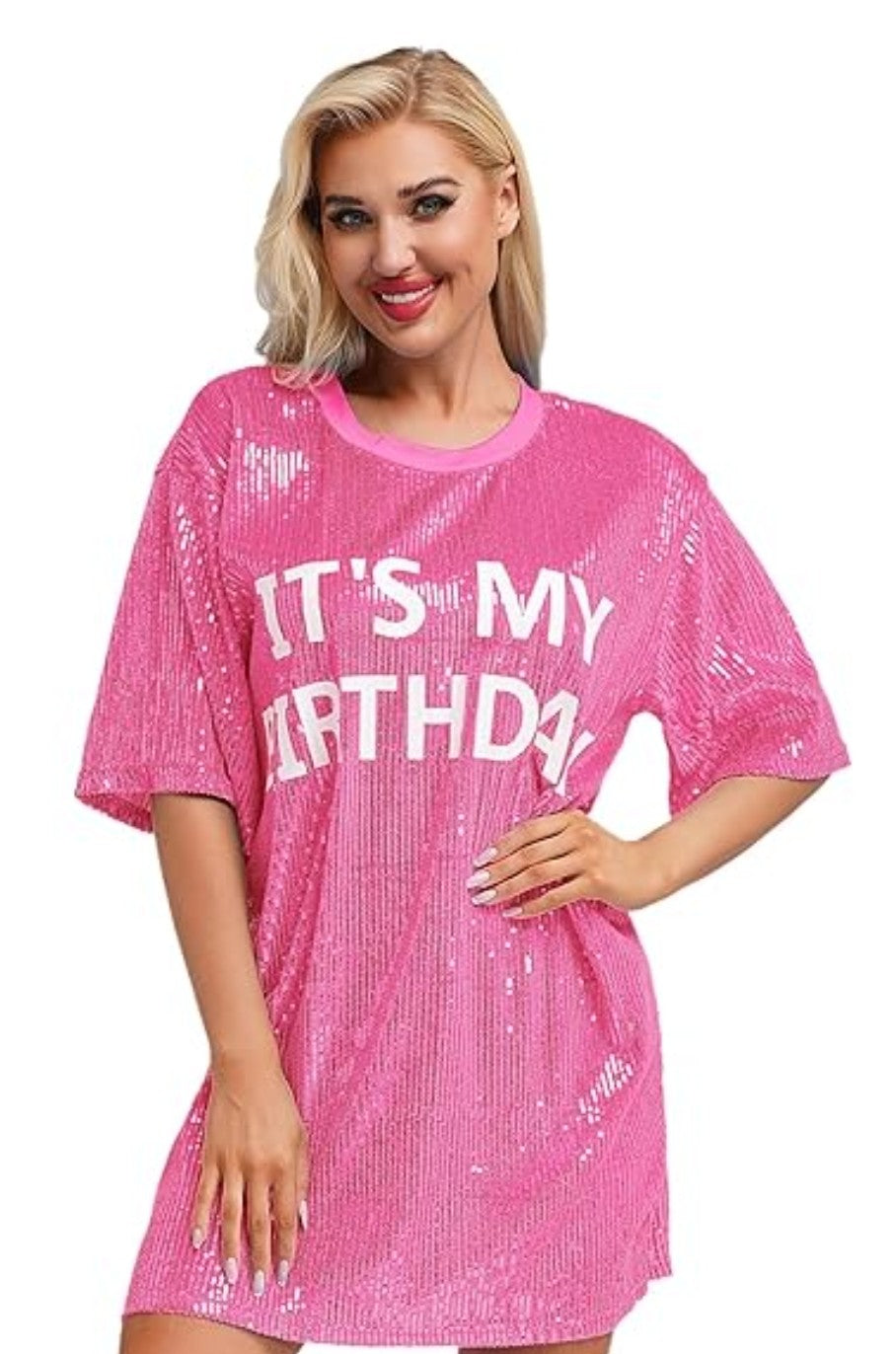 Its My Birthday Pink Top