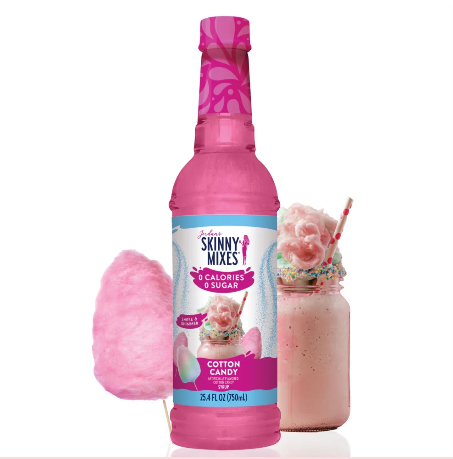 Cotton Candy flavored Jordan's Skinny Syrup