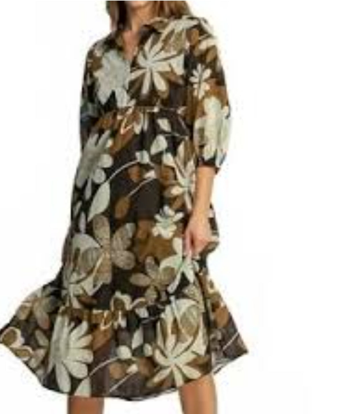 Fall Flower Dress by Umgee