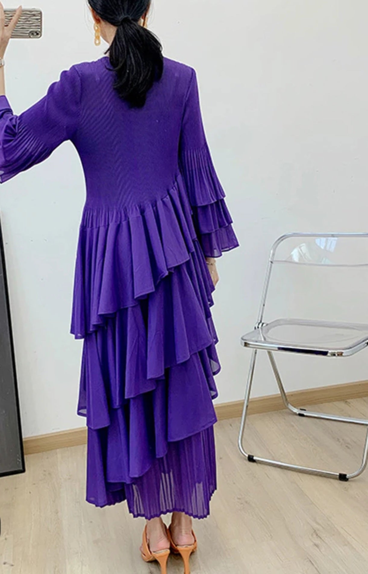 Layered One Size Fits All  Dress