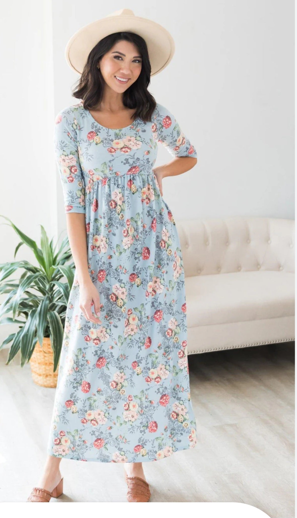 Beautiful Floral Maxi Dress