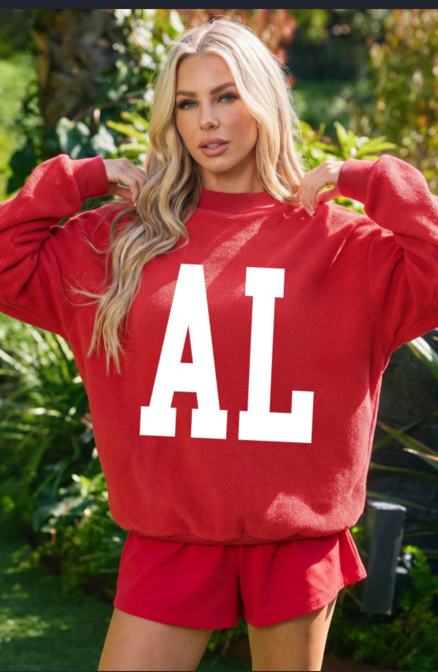 Reversible Alabama/AL sweatshirt