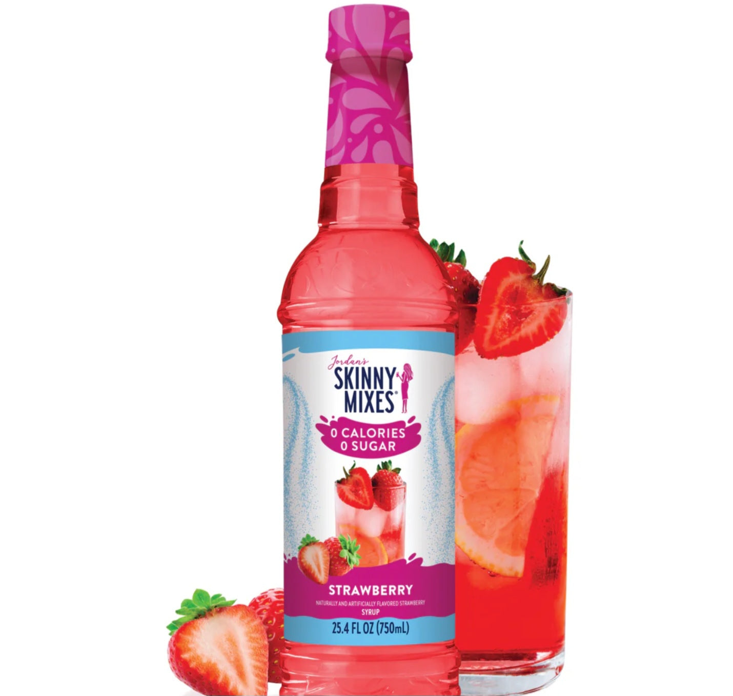Strawberry flavored Jordan's Skinny Syrup
