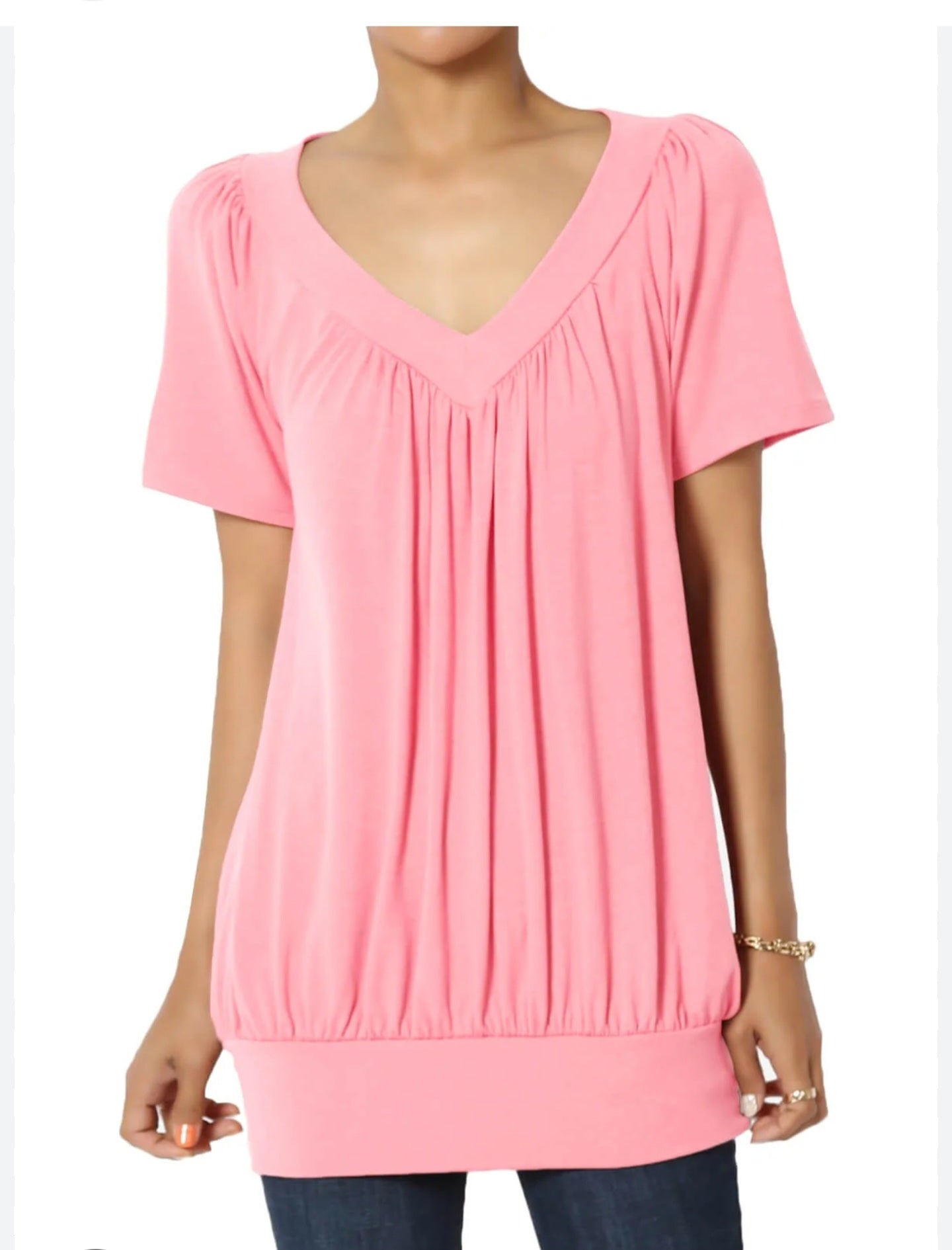Zenana Outfitters Pink Top
