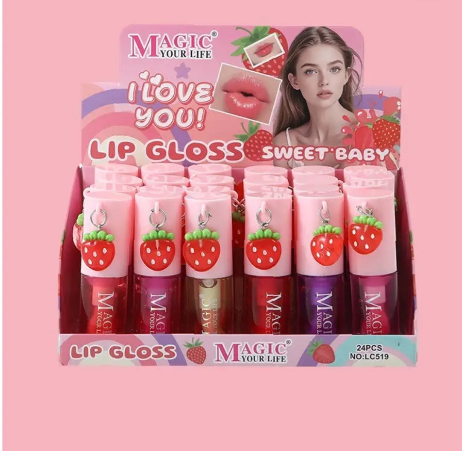 I love you lip gloss