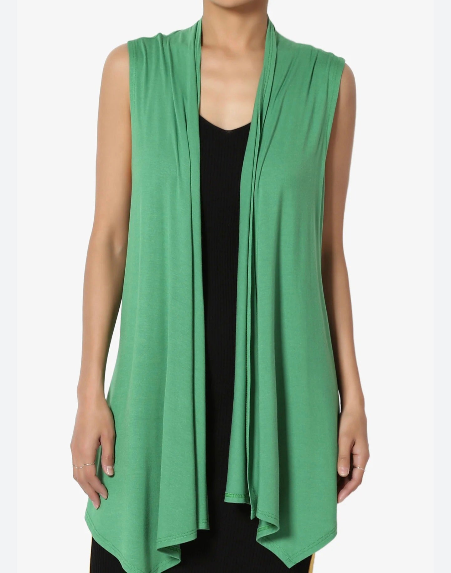 Beautiful Green Vest by Zenana