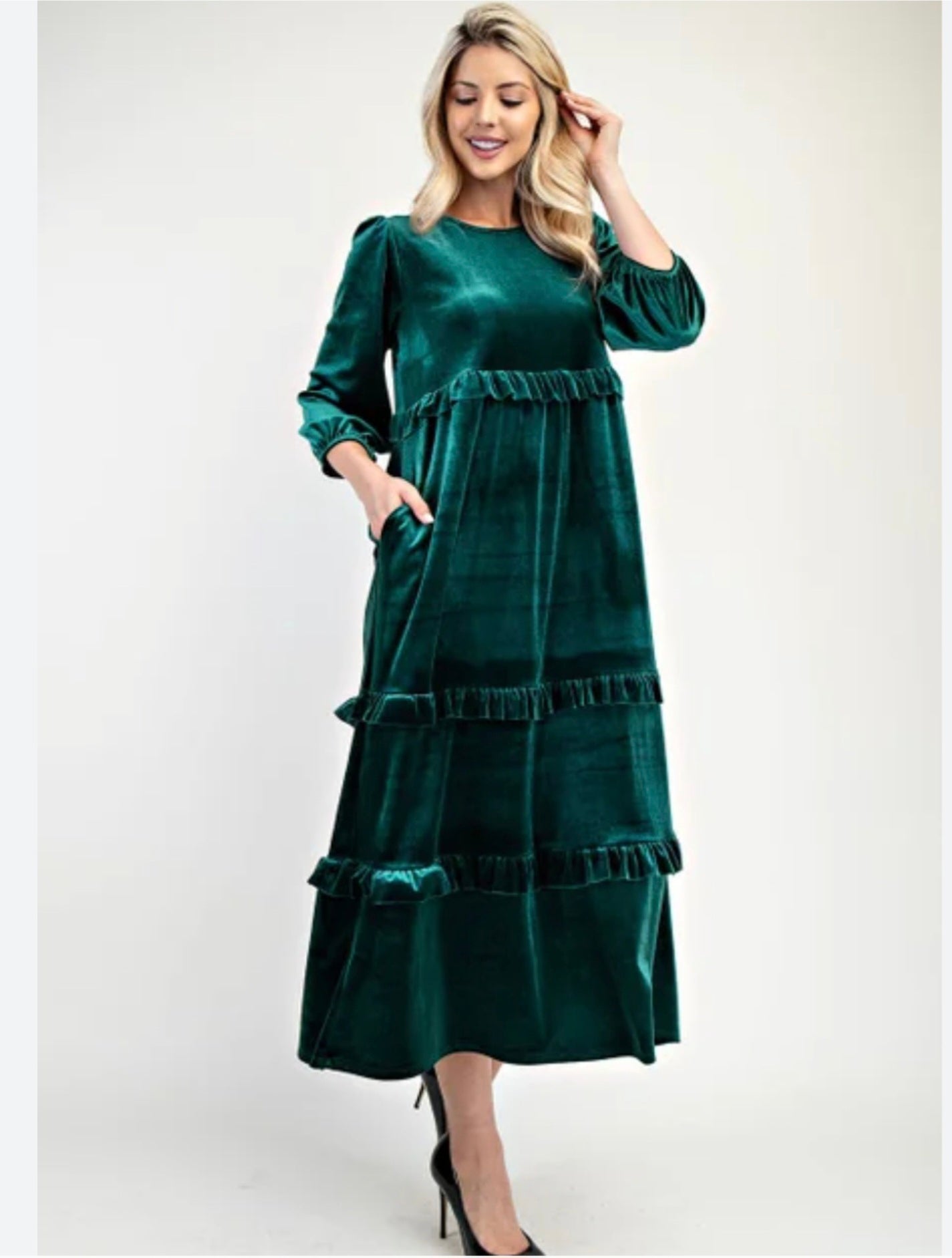 Beautiful Velvet  Dress by Celeste