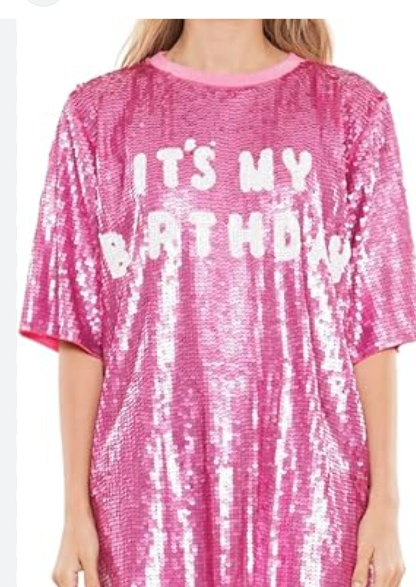 Its My Birthday Pink Top