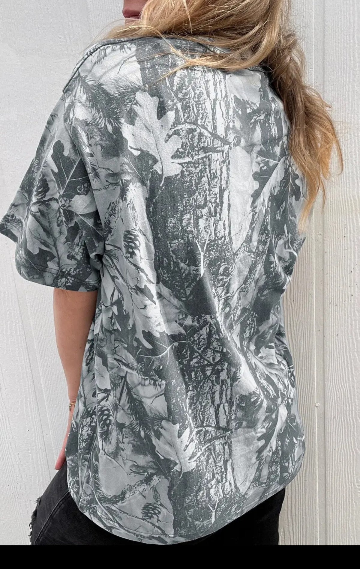 Camo Woodland Love Like Jesus Casual Tee