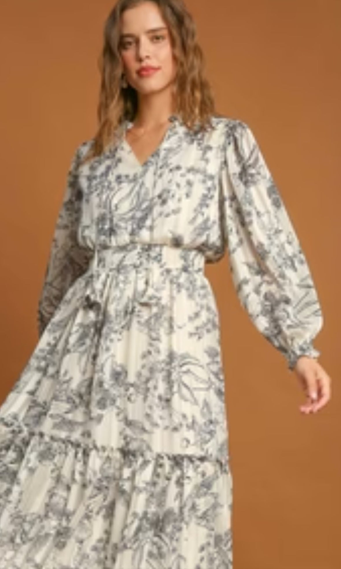 Beautiful Umgee  Fall Flower Dress (lined)