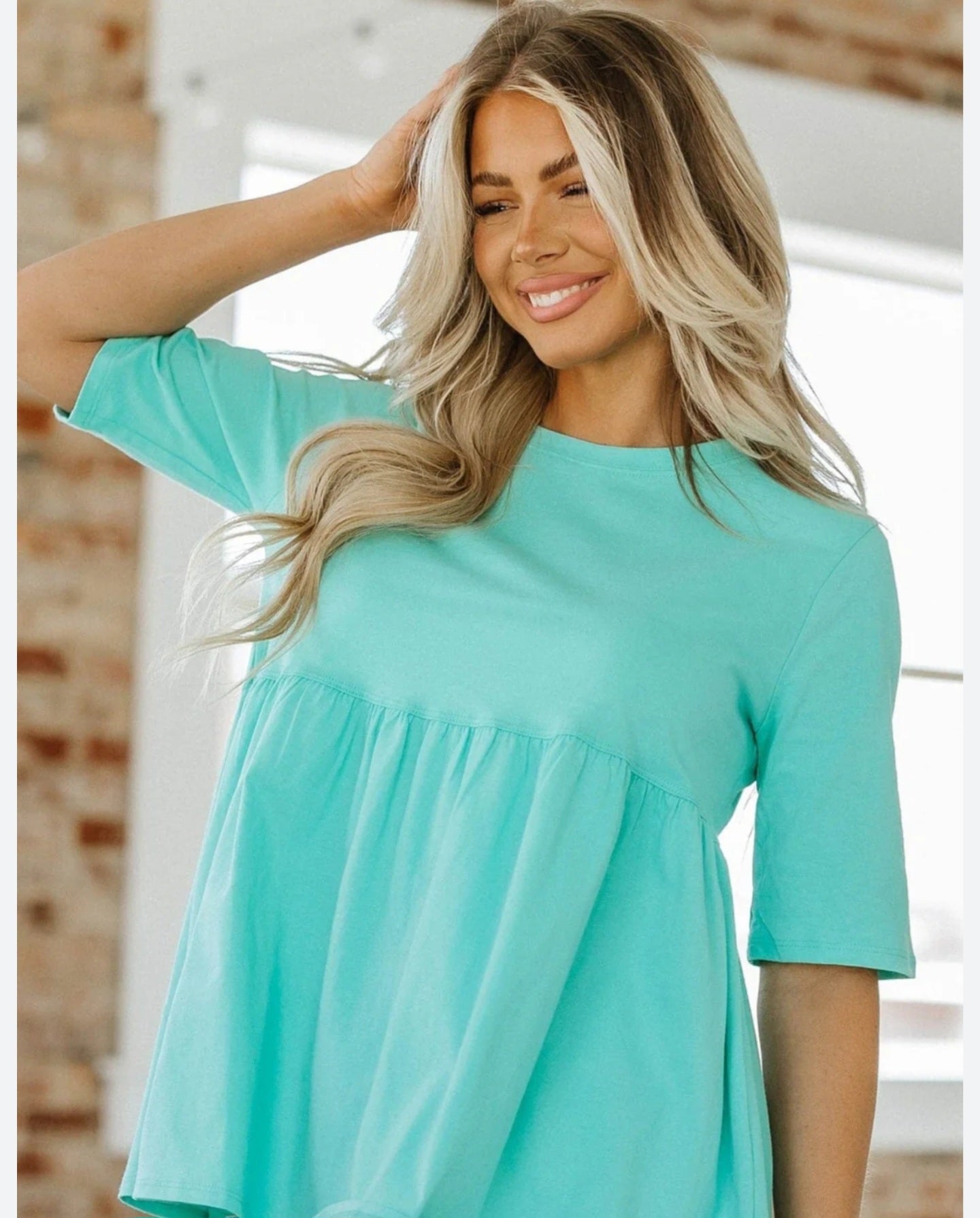 Teal Zenana  Waist Tunic