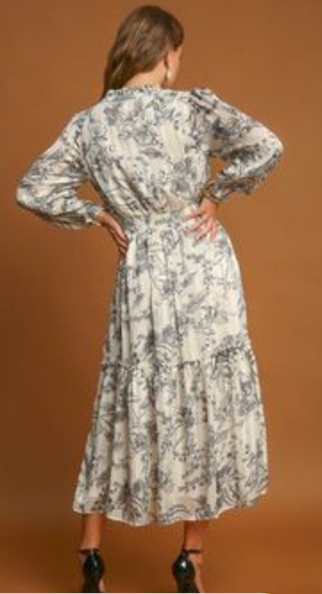Beautiful Umgee  Fall Flower Dress (lined)